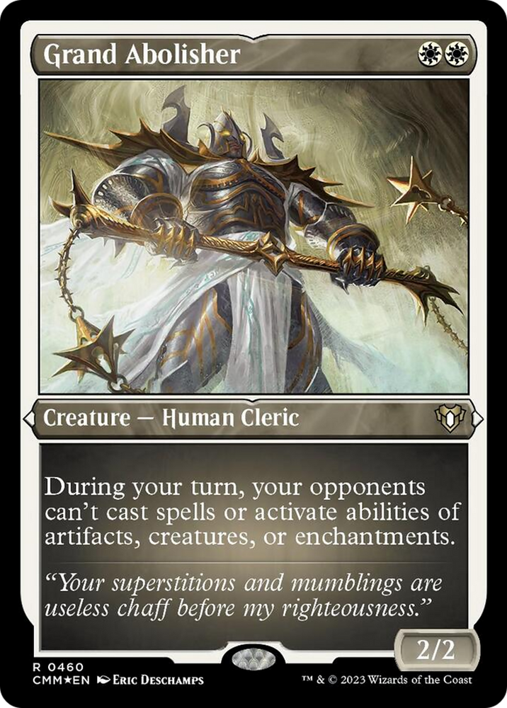 Magic | Grand Abolisher (Foil Etched) [Commander Masters] | The Nerd Merchant