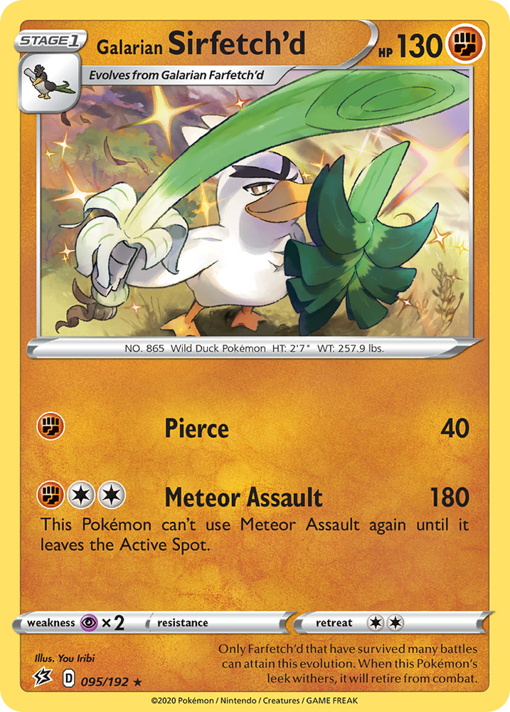 Pokemon | Galarian Sirfetch'd (095/192) [Sword & Shield: Rebel Clash] | The Nerd Merchant