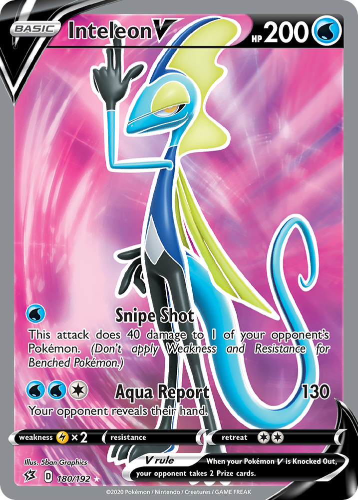 Pokemon | Inteleon V (180/192) [Sword & Shield: Rebel Clash] | The Nerd Merchant