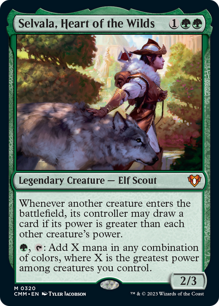Magic | Selvala, Heart of the Wilds [Commander Masters] | The Nerd Merchant