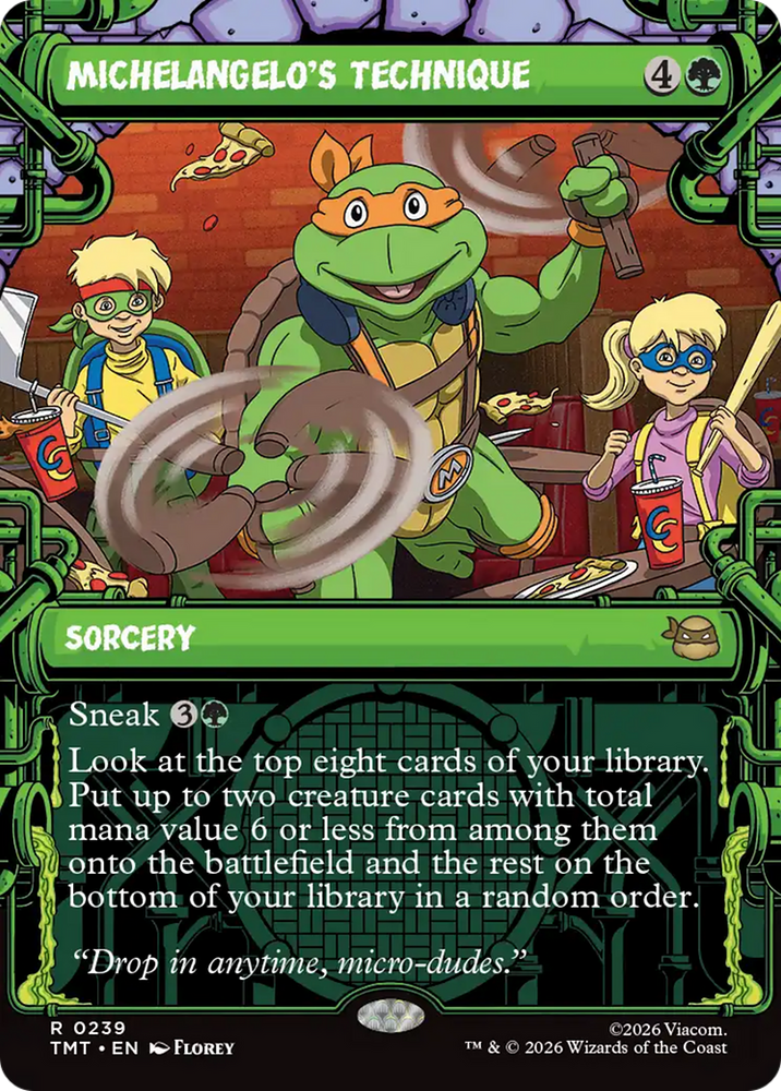 Magic | Michelangelo's Technique (Showcase) [Teenage Mutant Ninja Turtles] | The Nerd Merchant