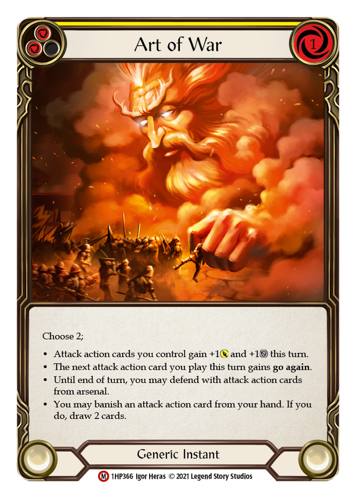 Flesh and Blood TCG | Art of War [1HP366] (History Pack 1) | The Nerd Merchant