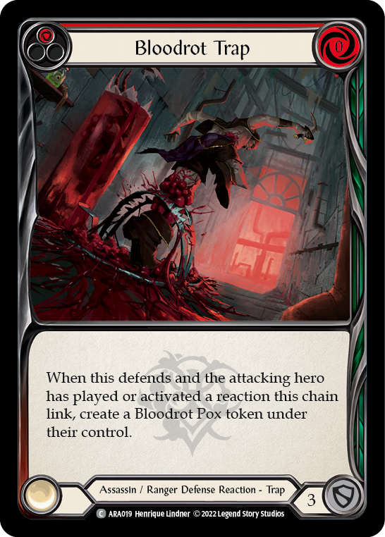 Flesh and Blood TCG | Bloodrot Trap [ARA019] (Outsiders Arakni Blitz Deck) | The Nerd Merchant