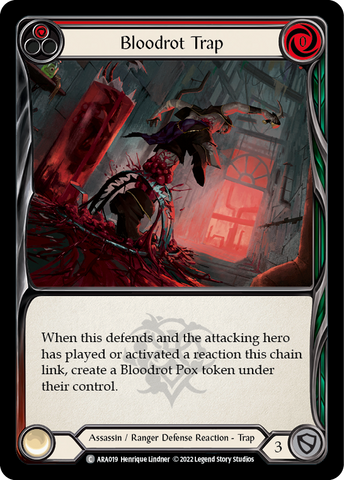 Flesh and Blood TCG | Bloodrot Trap [ARA019] (Outsiders Arakni Blitz Deck) | The Nerd Merchant