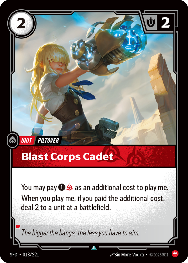 Blast Corps Cadet (Foil) - Spiritforged #13