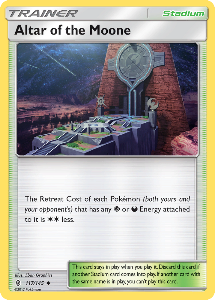 Pokemon | Altar of the Moone (117/145) [Sun & Moon: Guardians Rising] | The Nerd Merchant