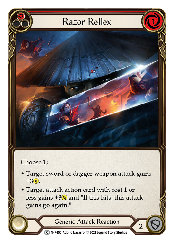Flesh and Blood TCG | Razor Reflex (Red) [1HP402] (History Pack 1) | The Nerd Merchant