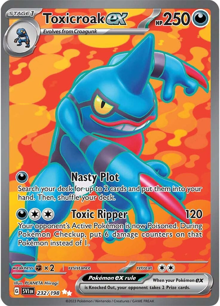 Pokemon | Toxicroak ex (232/198) [Scarlet & Violet: Base Set] | The Nerd Merchant