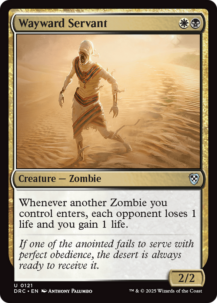Magic | Wayward Servant [Aetherdrift Commander] | The Nerd Merchant