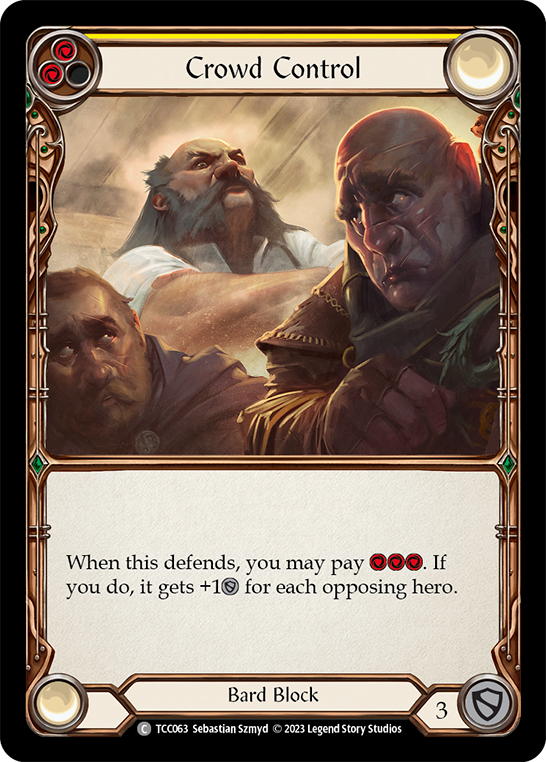 Flesh and Blood TCG | Crowd Control [TCC063] (Round the Table: TCC x LSS) | The Nerd Merchant