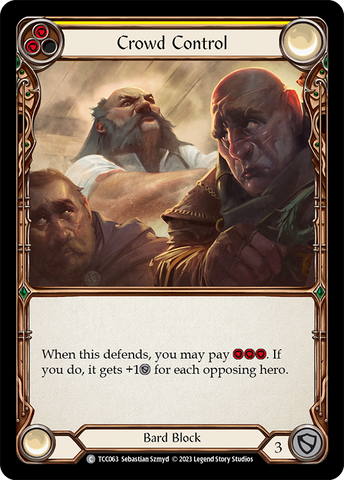 Flesh and Blood TCG | Crowd Control [TCC063] (Round the Table: TCC x LSS) | The Nerd Merchant