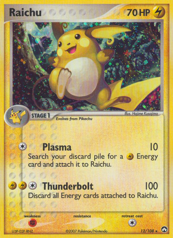 Pokemon | Raichu (12/108) [EX: Power Keepers] | The Nerd Merchant