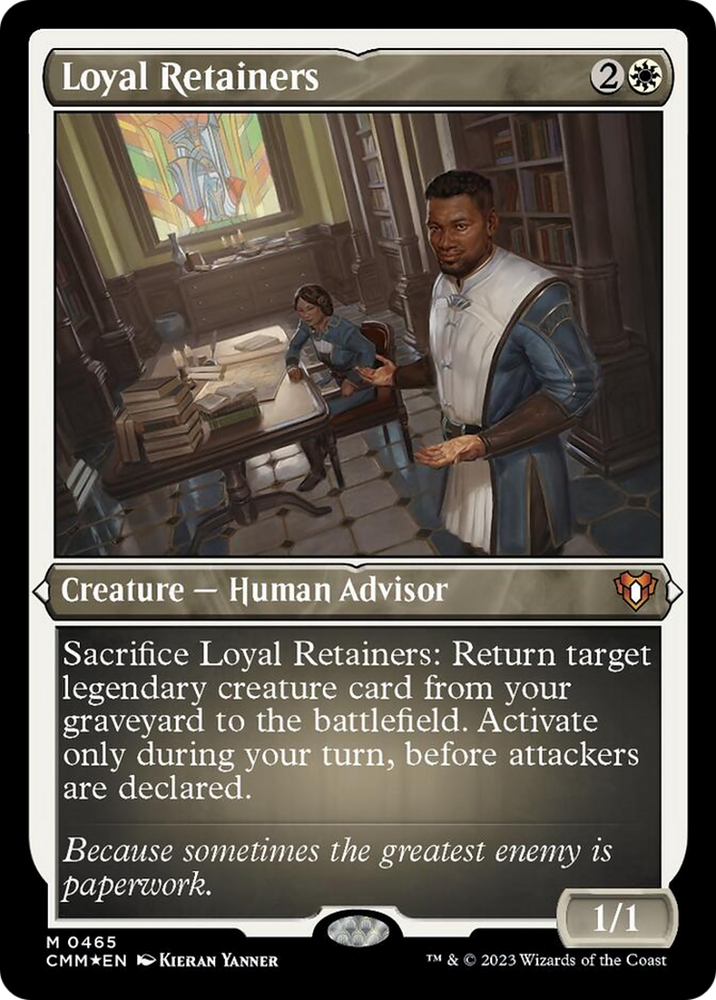 Magic | Loyal Retainers (Foil Etched) [Commander Masters] | The Nerd Merchant