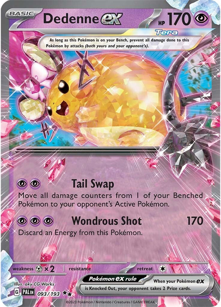 Pokemon | Dedenne ex (093/193) [Scarlet & Violet: Paldea Evolved] | The Nerd Merchant