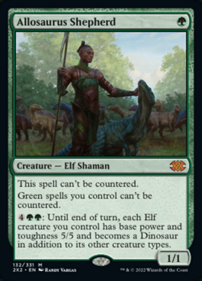 Magic | Allosaurus Shepherd [Double Masters 2022] | The Nerd Merchant