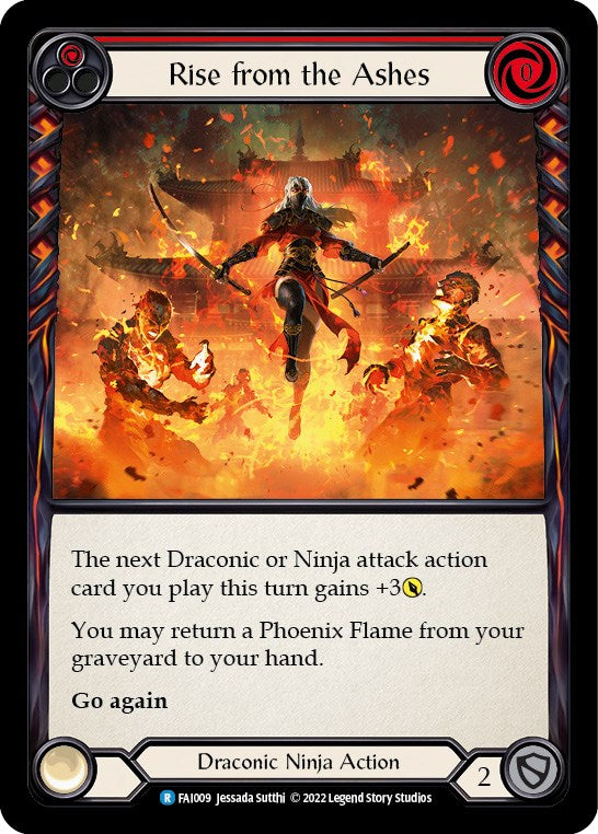 Flesh and Blood TCG | Rise From the Ashes (Red) [FAI009] (Uprising Fai Blitz Deck) | The Nerd Merchant