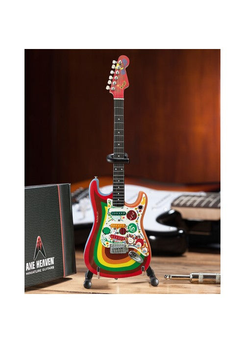 George Harrison Fender Stratocaster Rocky Design Mini Guitar Replica