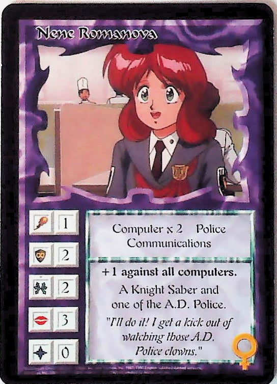 Ani-Mayhem CCG | Nene Romanova - Set Zero | The Nerd Merchant