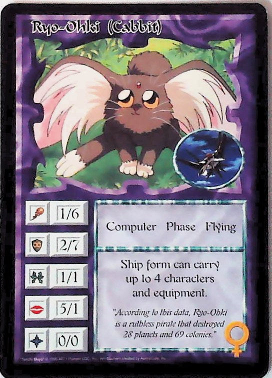 Ani-Mayhem CCG | Ryo-Ohki (Cabbit) - Set Zero | The Nerd Merchant