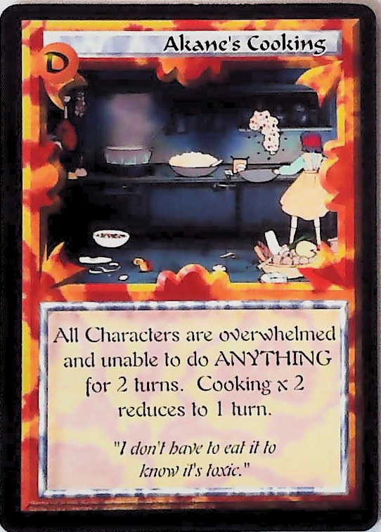 Ani-Mayhem CCG | Akane's Cooking - Set Zero | The Nerd Merchant