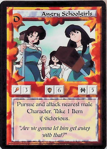 Ani-Mayhem CCG | Angry Schoolgirls - Set Zero | The Nerd Merchant