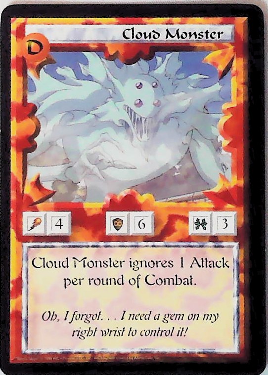 Ani-Mayhem CCG | Cloud Monster - Set Zero | The Nerd Merchant