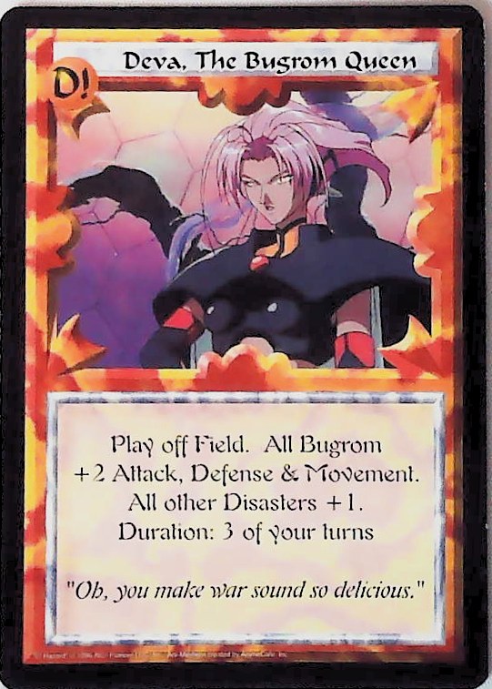 Ani-Mayhem CCG | Deva, The Bugrom Queen - Set Zero | The Nerd Merchant