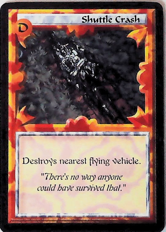 Ani-Mayhem CCG | Shuttle Crash - Set Zero | The Nerd Merchant