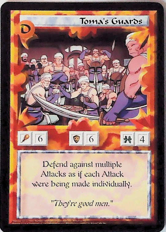 Ani-Mayhem CCG | Toma's Guards - Set Zero | The Nerd Merchant