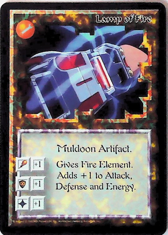 Ani-Mayhem CCG | Lamp of Fire - Set Zero | The Nerd Merchant