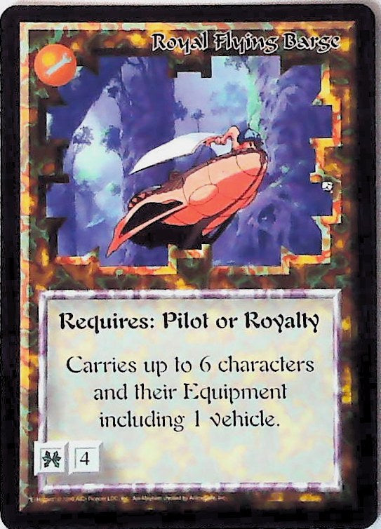 Ani-Mayhem CCG | Royal Flying Barge - Set Zero | The Nerd Merchant