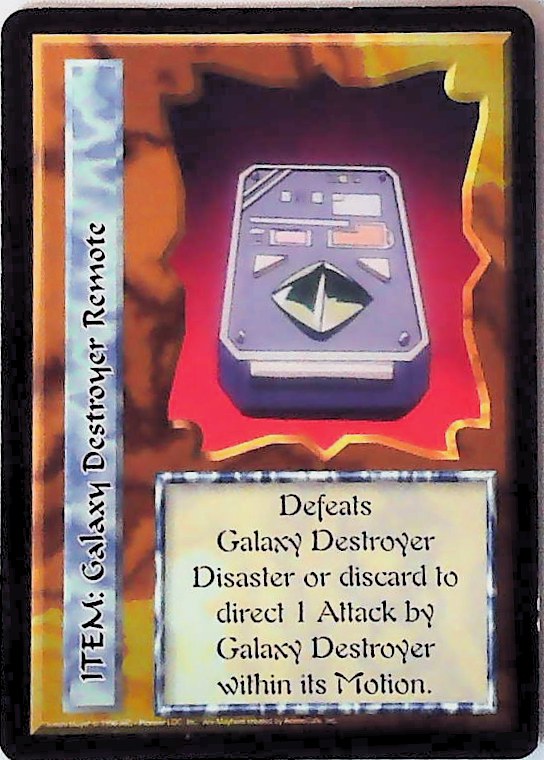 Ani-Mayhem CCG | Galaxy Destroyer Remote - Set Zero | The Nerd Merchant