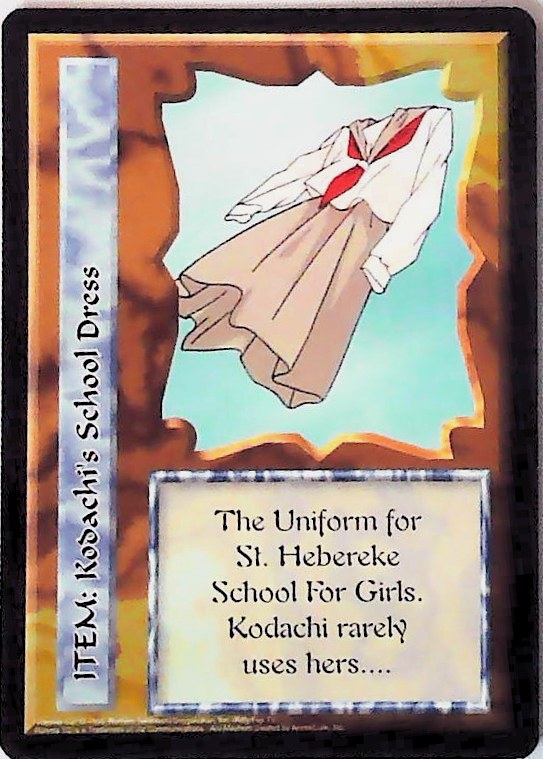 Ani-Mayhem CCG | Kodachi's School Dress - Set Zero | The Nerd Merchant