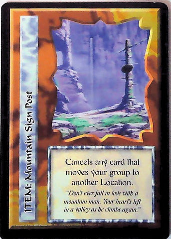 Ani-Mayhem CCG | Mountain Sign Post - Set Zero | The Nerd Merchant