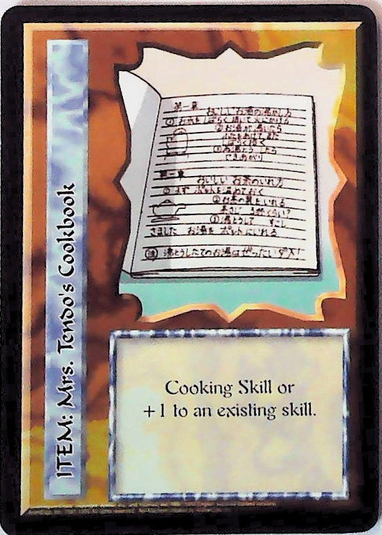 Ani-Mayhem CCG | Mrs. Tendo's Cookbook - Set Zero | The Nerd Merchant