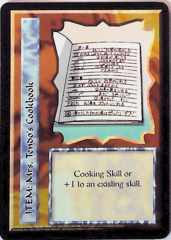 Ani-Mayhem CCG | Mrs. Tendo's Cookbook - Set Zero | The Nerd Merchant