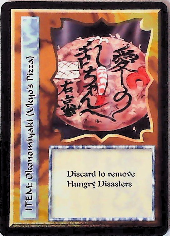 Ani-Mayhem CCG | Okonomiyaki (Ukyo's Pizza) - Set Zero | The Nerd Merchant