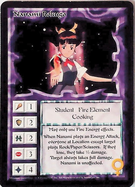 Ani-Mayhem CCG | Nanami Rokugo - Set One | The Nerd Merchant