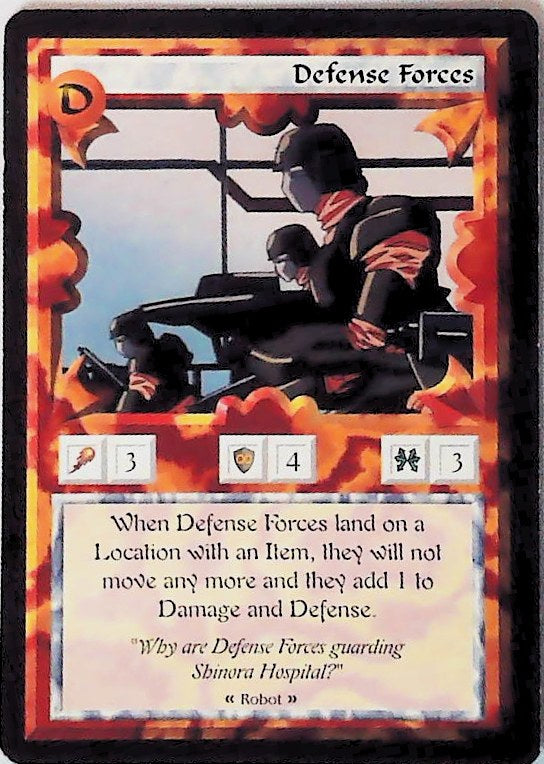 Ani-Mayhem CCG | Defense Forces - Set One | The Nerd Merchant