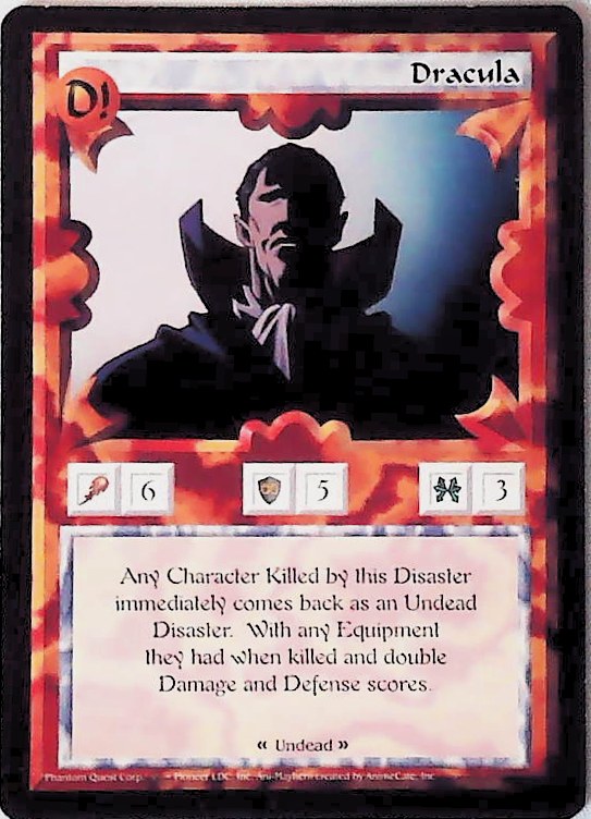 Ani-Mayhem CCG | Dracula - Set One | The Nerd Merchant