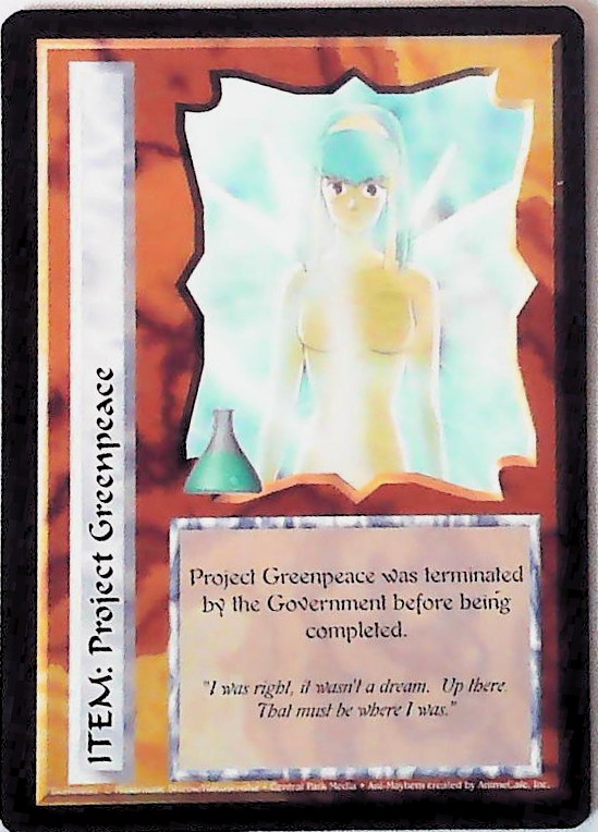 Ani-Mayhem CCG | Project Greenpeace - Set One | The Nerd Merchant