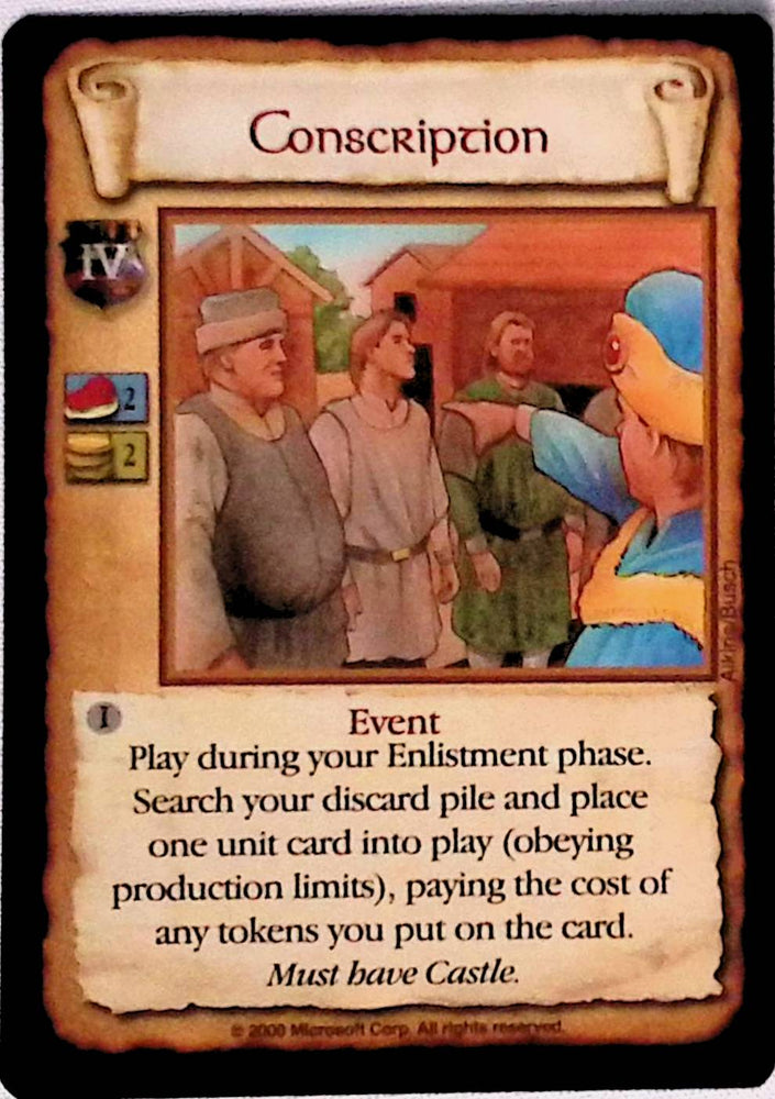 Age of Empires | Conscription - Limited | The Nerd Merchant