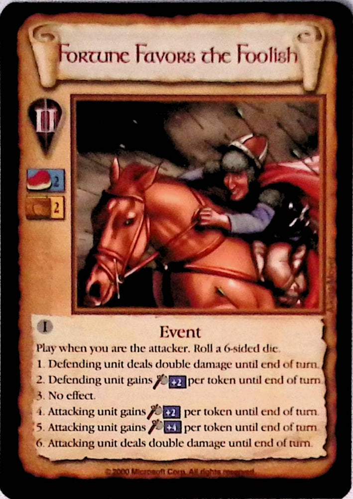 Age of Empires | Fortune Favors the Foolish - Limited | The Nerd Merchant