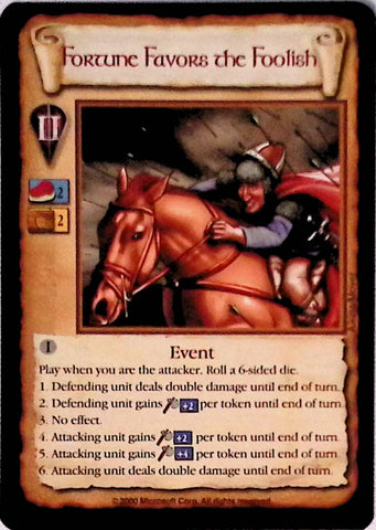 Age of Empires | Fortune Favors the Foolish - Limited | The Nerd Merchant