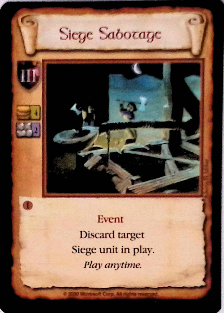 Age of Empires | Siege Sabotage - Limited | The Nerd Merchant