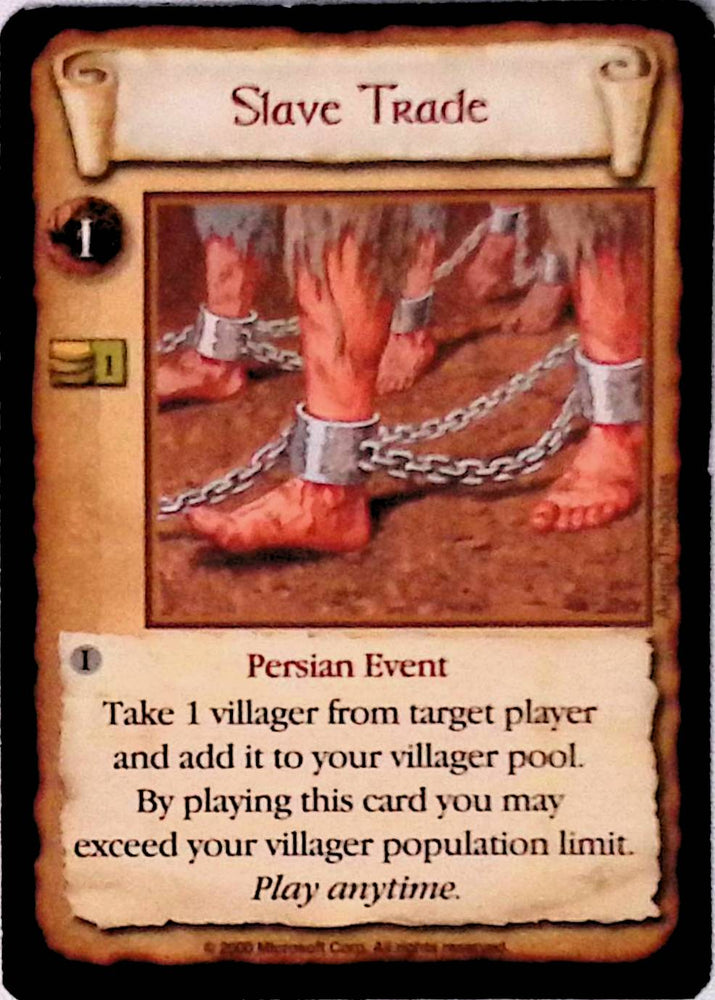 Age of Empires | Slave Trade - Limited | The Nerd Merchant