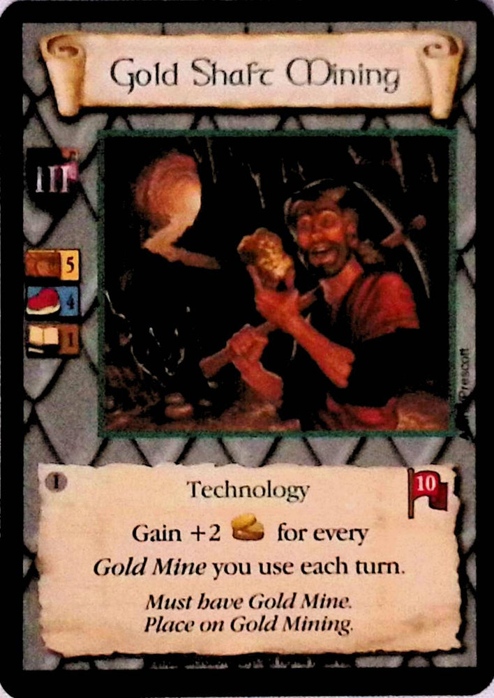 Age of Empires | Gold Shaft Mining - Limited | The Nerd Merchant