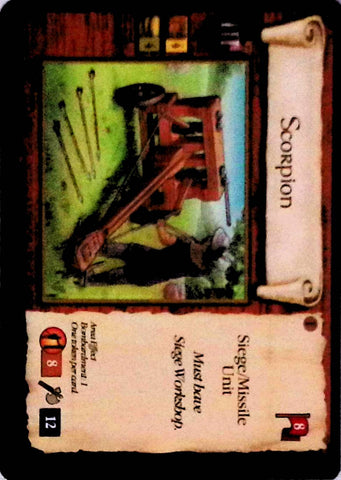 Age of Empires | Scorpion - Limited | The Nerd Merchant