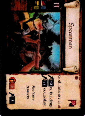 Age of Empires | Spearman (Goth) - Limited | The Nerd Merchant