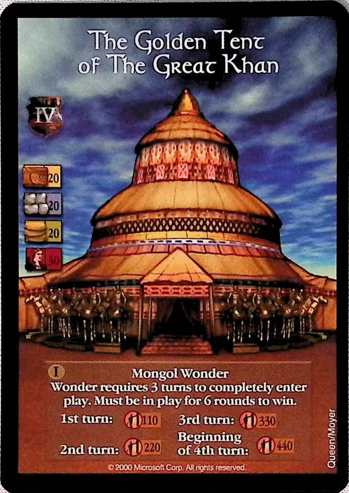 Age of Empires | The Golden Tent of the Great Khan - Limited | The Nerd Merchant